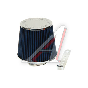 Изображение 1, RS-03602 Фильтр воздушный PRO SPORT FLOW синий хром D=70 закрытый (155х130)