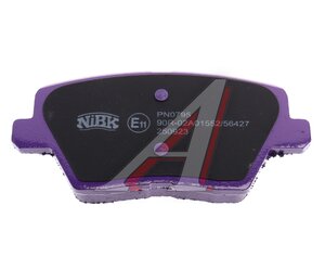 Изображение 4, PN0795 Колодки тормозные HYUNDAI i30 (17-) задние дисковые (4шт.) NIBK