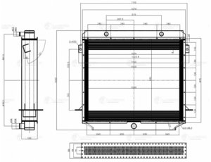 Изображение 5, LRc0640 Радиатор К-700 алюминиевый 4-х рядный LUZAR