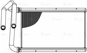 Изображение 3, LRh0853 Радиатор отопителя KIA Sorento (06-) LUZAR