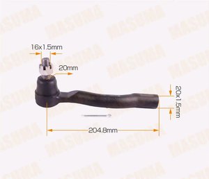 Изображение 2, ME-9853R Наконечник рулевой тяги NISSAN Patrol (10-) правый MASUMA