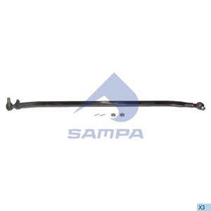 Изображение 1, 097.910-01 Тяга рулевая SCANIA поперечная L=1743мм SAMPA
