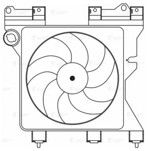 Изображение 3, LFK 2029 Вентилятор PEUGEOT Partner CITROEN Berlingo (MF), Xsara охлаждения электрический LUZAR