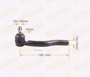 Изображение 2, ME-3753L Наконечник рулевой тяги TOYOTA Camry (00-09) левый MASUMA