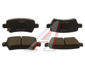 Изображение 1, NSPRS7N72 Колодки тормозные GEELY Emgrand (23-) задние (керамика) (4шт.) NSP