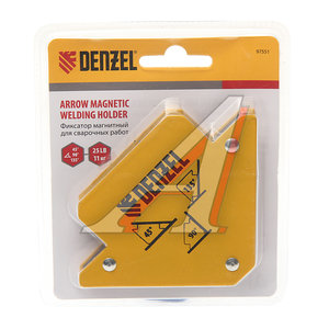 Изображение 1, 97551 Держатель сварочный магнитный 145х125х20мм DENZEL