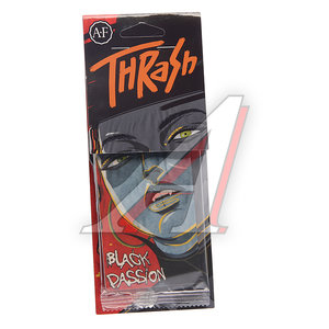 Изображение 1, 23400 Ароматизатор подвесной пластина (Black) Thrash AURA FRESH