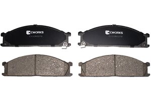 Изображение 4, C11CR0279 Колодки тормозные NISSAN Terrano (R20) передние (4шт.) CWORKS