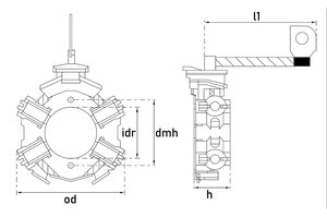Изображение 2, TT51174 Щеткодержатель NISSAN DATSUN (99-05) стартера TESLA TECHNICS