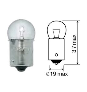Изображение 1, 62405 Лампа 24V R5W BA15s МАЯК (ОАО КАМАЗ)