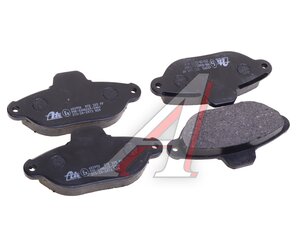 Изображение 1, 13.0460-3950.2 Колодки тормозные FIAT Punto, Panda (94-) передние (4шт.) ATE