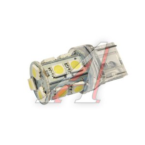 Изображение 1, 20384R-24 Лампа светодиодная 24V W21W W3x16d бесцокольная 13 светодиодов Red MEGAPOWER