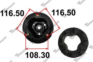 Изображение 3, ASMNI1008 Опора амортизатора NISSAN Primera (96-01) переднего TENACITY