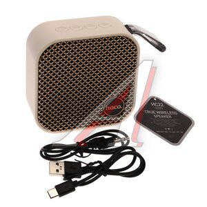 Изображение 1, HC22 белый Колонка беспроводная bluetooth HOCO