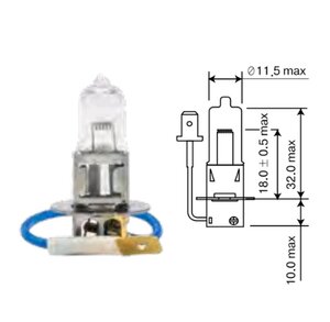 Изображение 2, 54330 Лампа 24V H3 70W PK22s МАЯК (ОАО КАМАЗ).