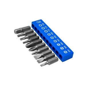 Изображение 6, 0052-11 Отвертка с набором бит CrV 11 предметов VERTEXTOOLS