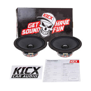 Изображение 4, KICX LL80 (4 Ohm) Колонки среднечастоные 8" (20см) 150Вт KICX