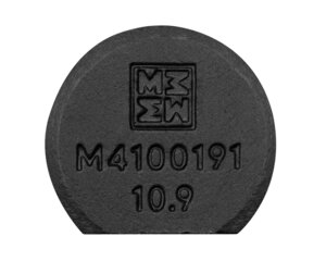 Изображение 2, M4100191 Болт ступицы КАМАЗ-5490 колеса переднего L=81 мм M22x1.5 MARSHALL