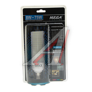 Изображение 1, MS-0199NW-E14 Лампа светодиодная E14 8W(75W) 220V холодный MEGA LIGHTING