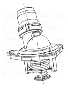 Изображение 4, LT23LL Термостат HONDA Accord (08-) LUZAR