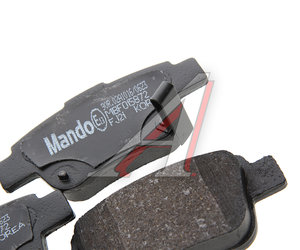 Изображение 3, MBF015872 Колодки тормозные TOYOTA Avensis (03-) задние (4шт.) MANDO