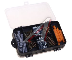 Набор саморезов и дюбелей 278шт. ХВАТ, ,
                                                          фото 1 Изображение 1, 20000 Набор саморезов и дюбелей 278шт. ХВАТ