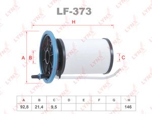 Изображение 1, LF373 Фильтр топливный FIAT Doblo (10-) LYNX