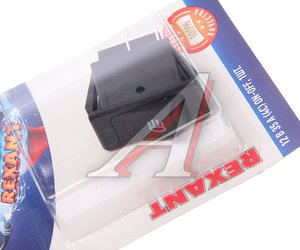 Изображение 2, 06-0336-B Выключатель клавиша 12V 35A с красной LED подсветкой REXANT
