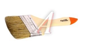 Изображение 1, 824355 Кисть плоская 2.5" натуральная щетина деревянная ручка Slimline SPARTA