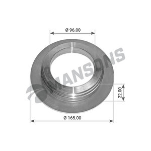 Изображение 1, 300.094 Кольцо BPW ступицы упорное (96x120/128/165x22) MANSONS