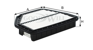 Изображение 3, AG110 Фильтр воздушный CHEVROLET Captiva (07-) (2.0 D/2.4) GOODWILL