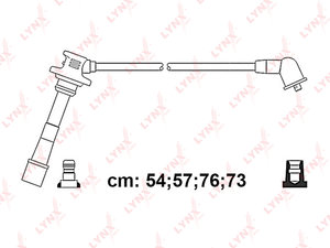 Изображение 2, SPC7576 Провод высоковольтный TOYOTA Carina, Corolla комплект LYNX