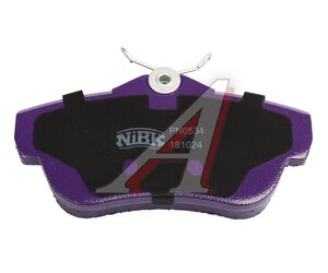 Изображение 3, PN0534 Колодки тормозные CITROEN Jumpy II (07-16) задние (4шт.) NIBK