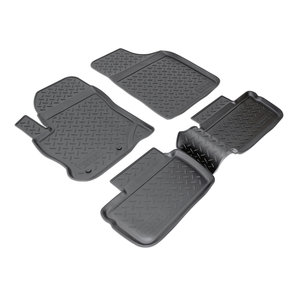 Изображение 1, NPL-Po-11-20 Коврик салона CHERY Indis (11-) полиуретан черный (4 предм.) NORPLAST