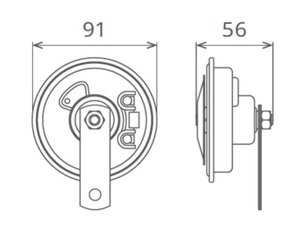 Изображение 4, 50FK12.100.02K Сигнал звуковой 12V 335Hz 118дБ SEGER