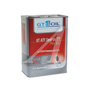 Изображение 1, 8809059408520 Масло трансмиссионное GT ATF Dexron VI Plus синт.4л GT OIL