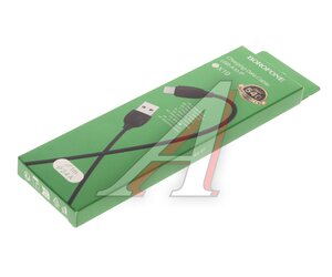 Изображение 3, BX19 черный Кабель iPhone (5-) 2.4A 1м BOROFONE