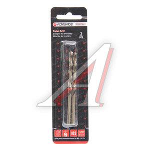 Изображение 1, F-DS21164 Сверло по металлу 4.4х80мм HSS Cobalt (2шт.) FORSAGE