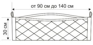 Изображение 3, SET-003 Карман в багажник 30х90см для перевозки вещей COMFORT ADDRESS