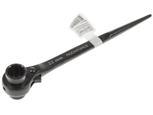 Изображение 3, RF-8221922 Ключ трещотка 19х22мм ступичный усиленный ROCKFORCE