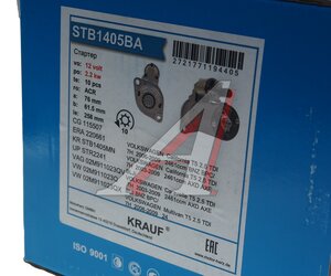 Изображение 5, STB1405BA Стартер VW T5 (03-09) KRAUF