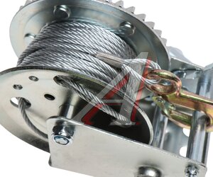 Изображение 3, ER-97550 Лебедка барабанная 0.55т L=10м тросовая ЭВРИКА