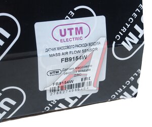 Изображение 4, FB9154W Датчик массового расхода воздуха ALFA ROMEO UTM