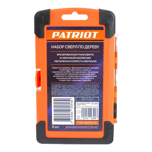 Изображение 3, 815010103 Набор сверл по дереву 4.0-10.0мм (8шт.) PATRIOT