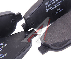 Изображение 3, 0986495266 Колодки тормозные PEUGEOT 308 (07-), 3008 (09-) передние (4шт.) BOSCH