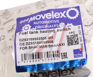 Изображение 3, DZ93189582506-MX Выключатель клавиша SHACMAN SHAANXI подогрева бака топливного MOVELEX