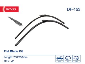 Изображение 4, DF-153 Щетка стеклоочистителя FORD Transit (13-) 750/750мм комплект DENSO