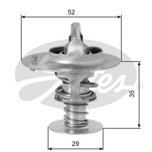 Изображение 2, TH03382G1 Термостат MITSUBISHI Lancer (84-88) HONDA Civic (87-95) GATES