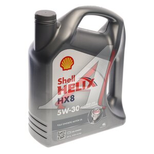 Изображение 2, 550052835 Масло моторное HELIX HX-8 5W30 A3/B4/SN+ синт.4л SHELL
