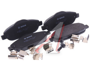 Изображение 2, 0986494261 Колодки тормозные PEUGEOT 308 (07-), 3008 (09-) передние (4шт.) BOSCH